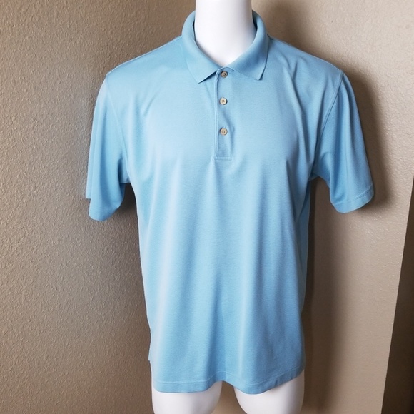 Cubavera Other - Cubavera Mens Blue Pullover Polo Shirt